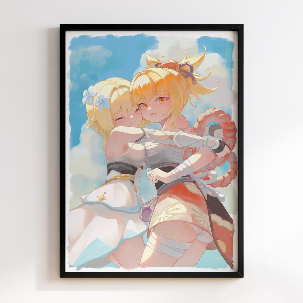 Постер Люмін Геншин Імпакт (Genshin Impact Lumine)​ GIL07