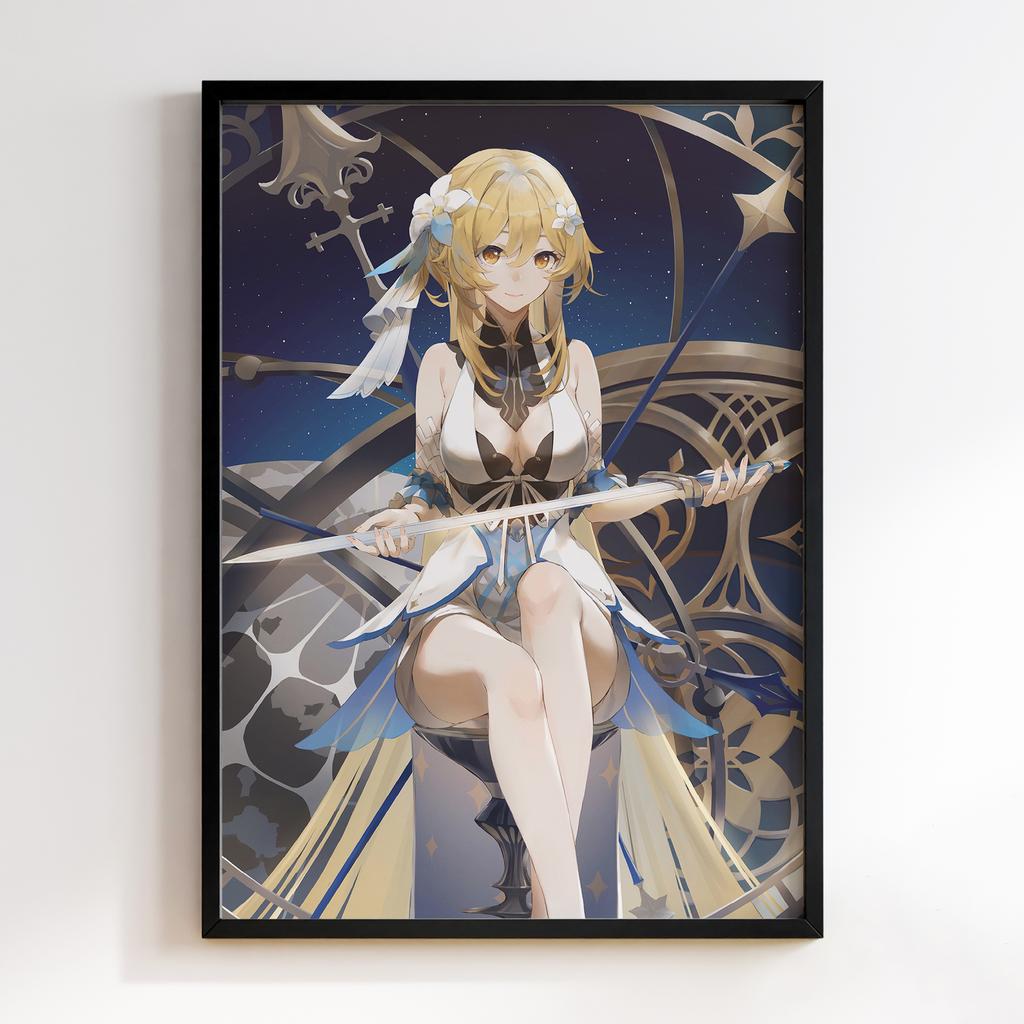 Постер Люмін Геншин Імпакт (Genshin Impact Lumine)​ GIL17