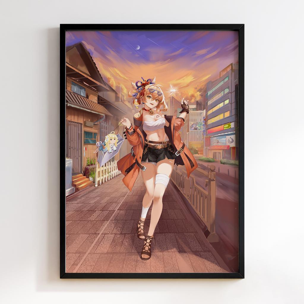 Постер Люмін Геншин Імпакт (Genshin Impact Lumine)​ GIL39