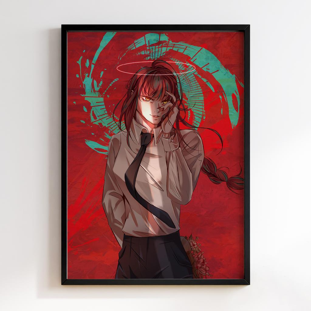 Постер Макіма Людина-Бензопила (Makima Chainsaw Man) MCM007