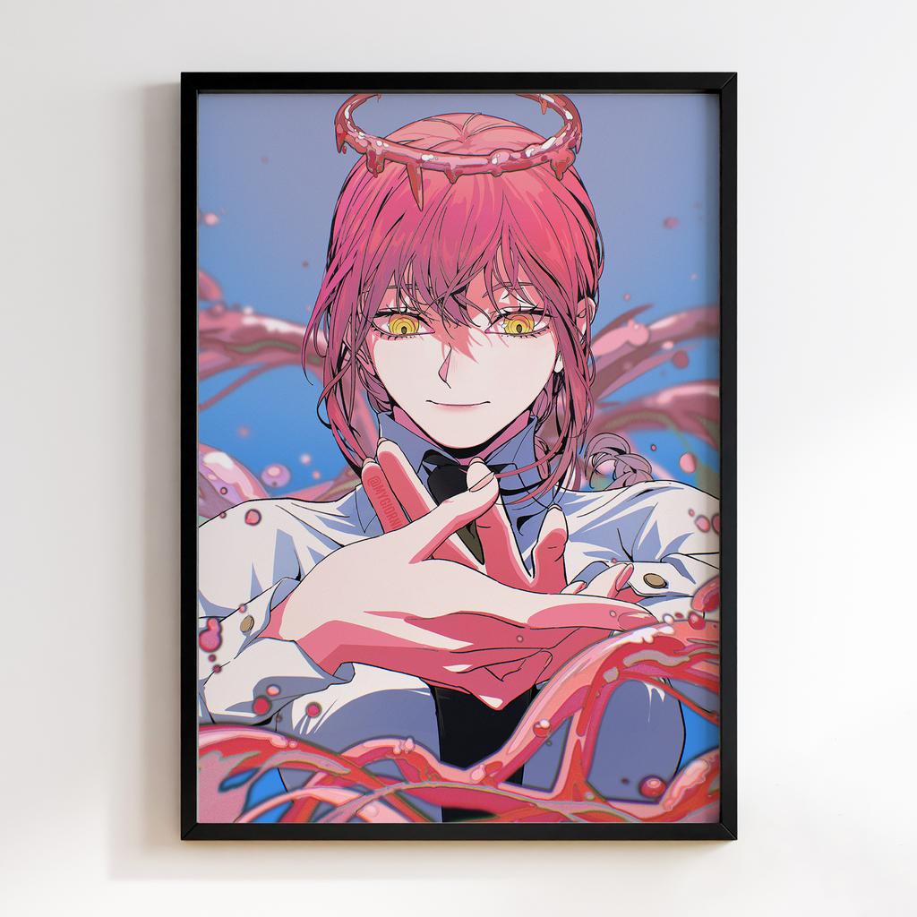 Постер Макіма Людина-Бензопила (Makima Chainsaw Man) MCM008