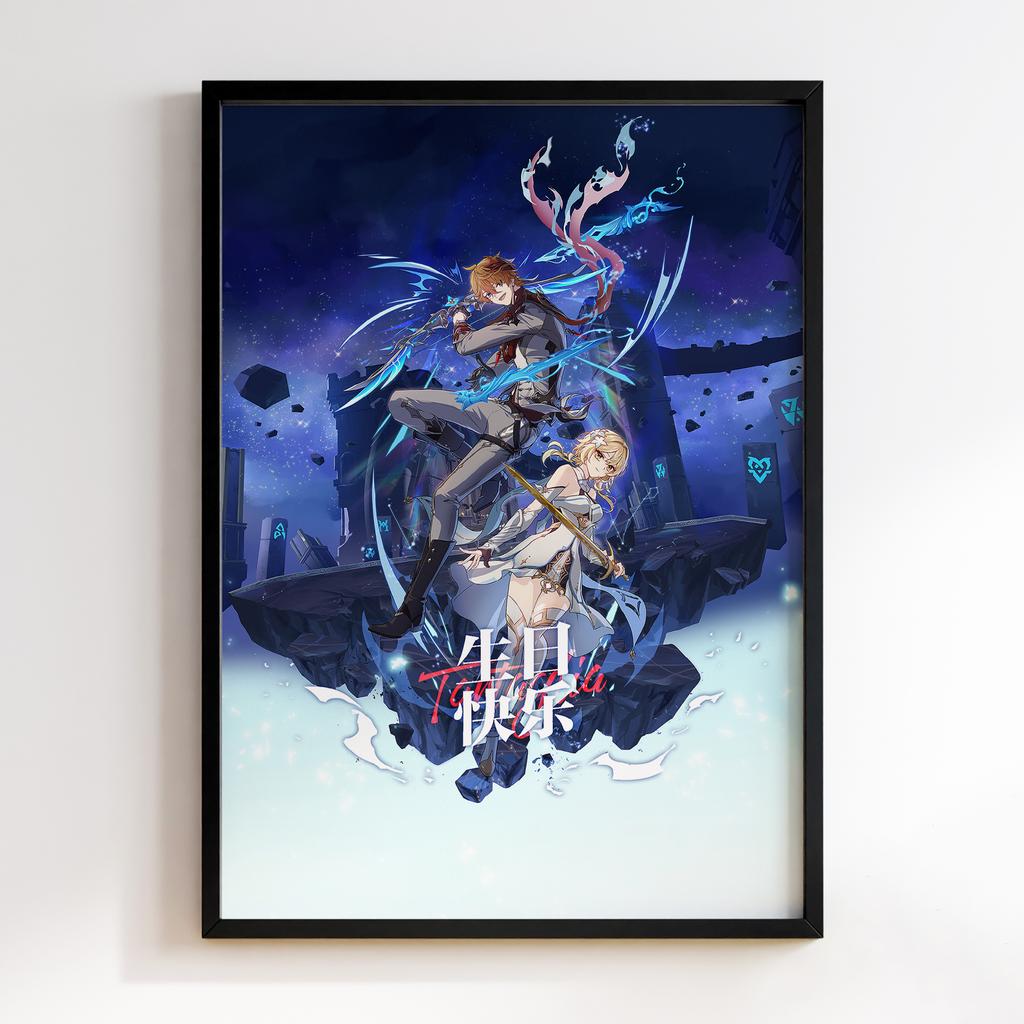 Постер Тарталія Геншин Імпакт (Tartaglia Genshin Impact) TGI001