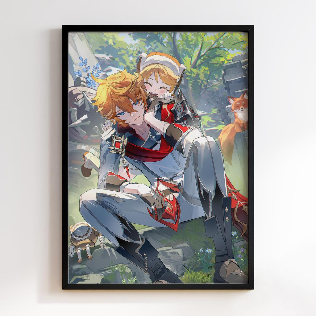 Постер Тарталія Геншин Імпакт (Tartaglia Genshin Impact) TGI002