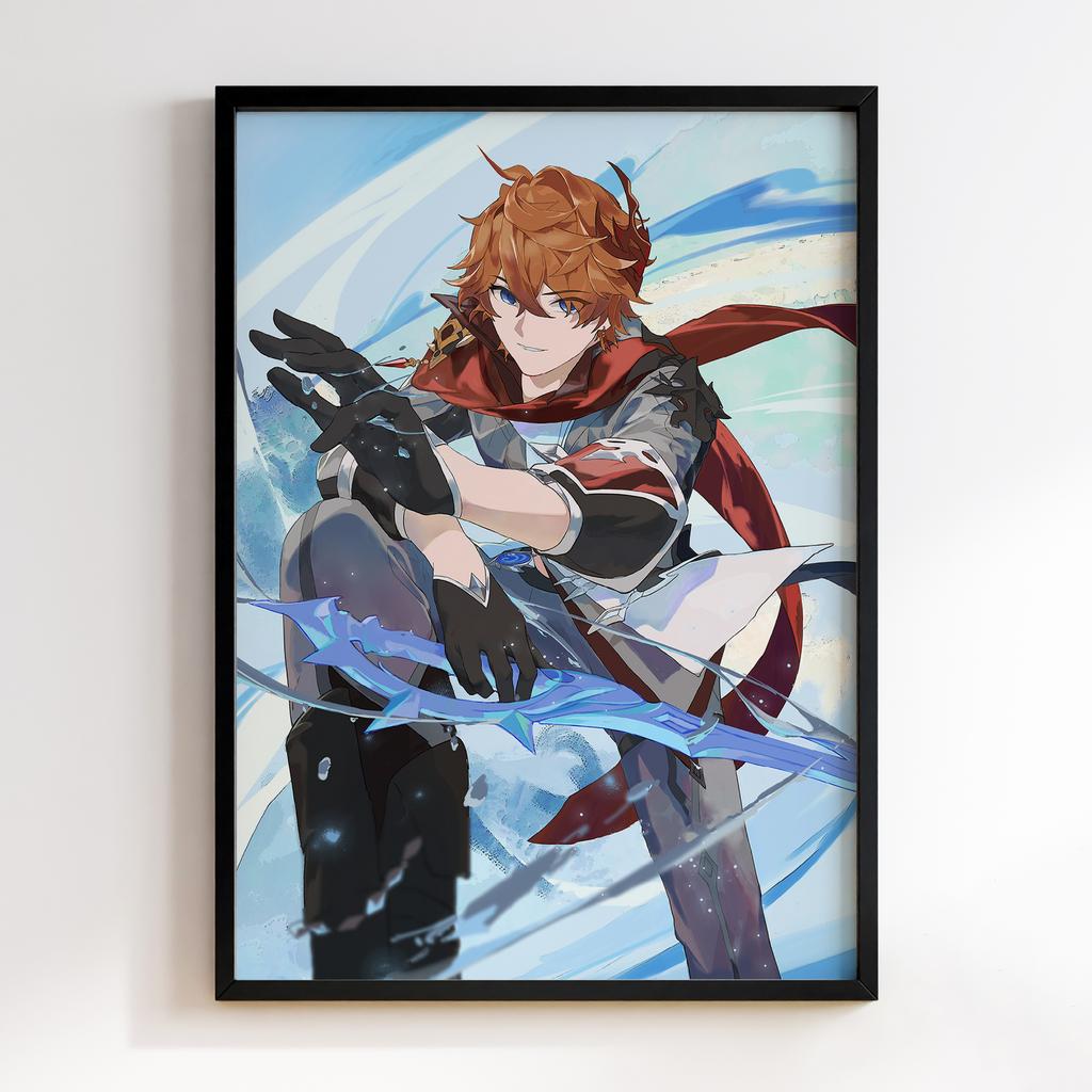 Постер Тарталія Геншин Імпакт (Tartaglia Genshin Impact) TGI004