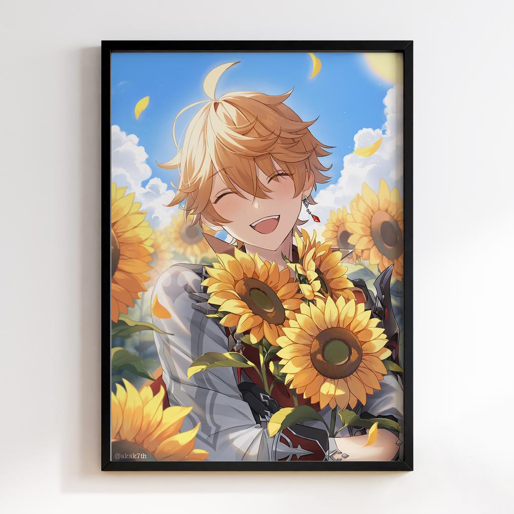 Постер Тарталія Геншин Імпакт (Tartaglia Genshin Impact) TGI010