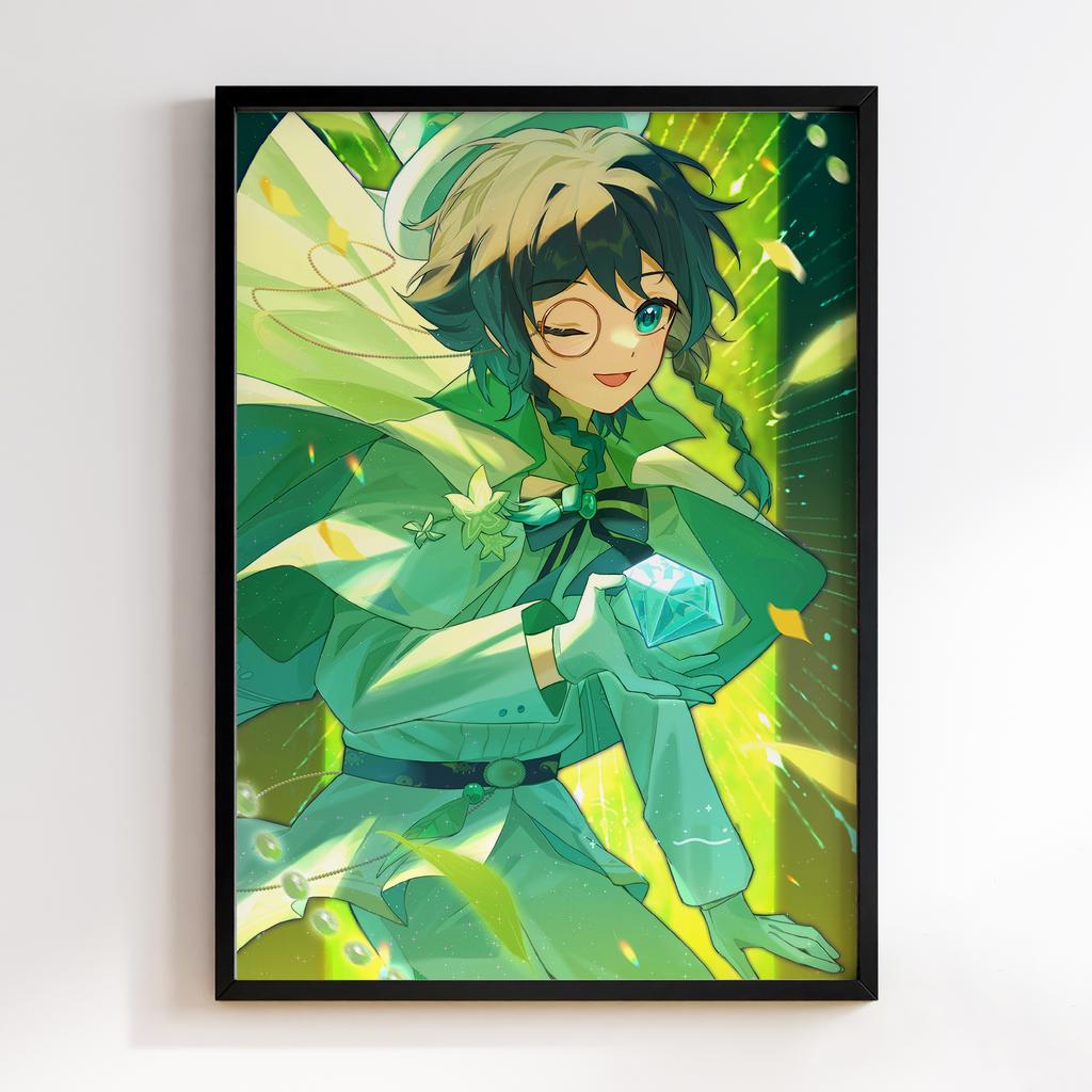 Постер Венті Геншин Імпакт (Venti Genshin Impact) VGI-11