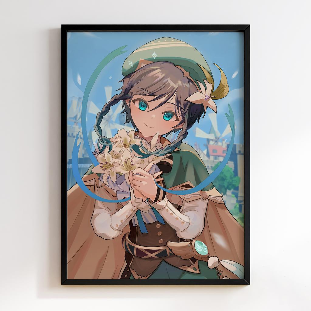 Постер Венті Геншин Імпакт (Venti Genshin Impact) VGI-26