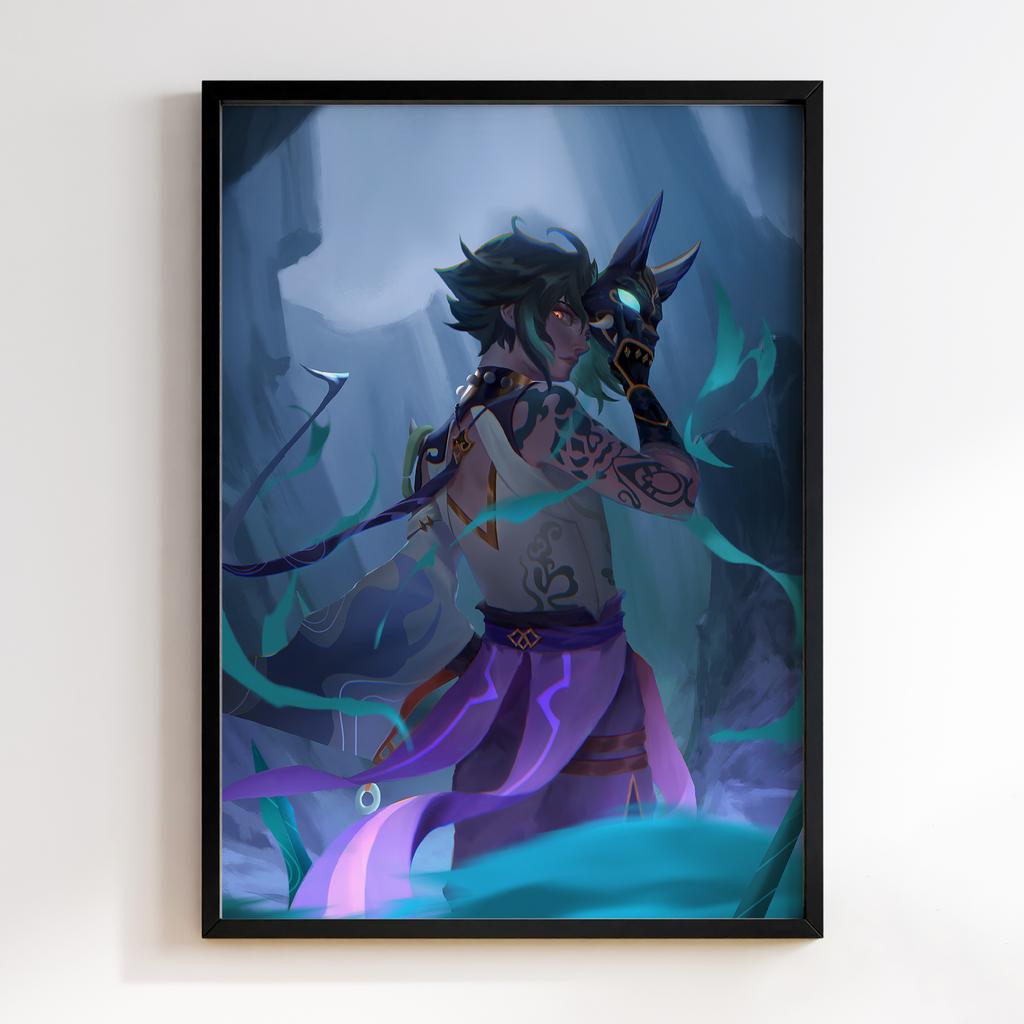 Постер Хаорі Геншин Імпакт (Xiao Genshin Impact) XGI004