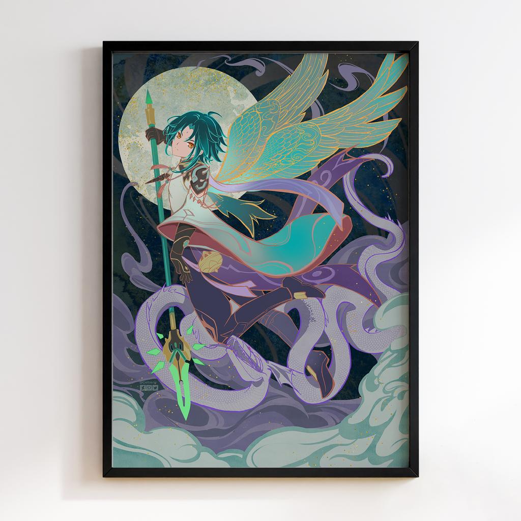 Постер Хаорі Геншин Імпакт (Xiao Genshin Impact) XGI27