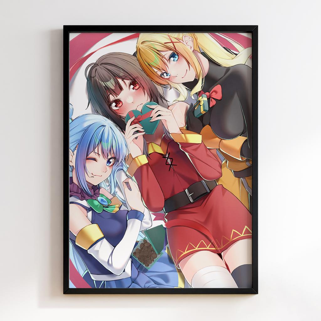 Постер КоноСуба Цей прекрасний світ, благословенний Богом! (KonoSuba) KSA10