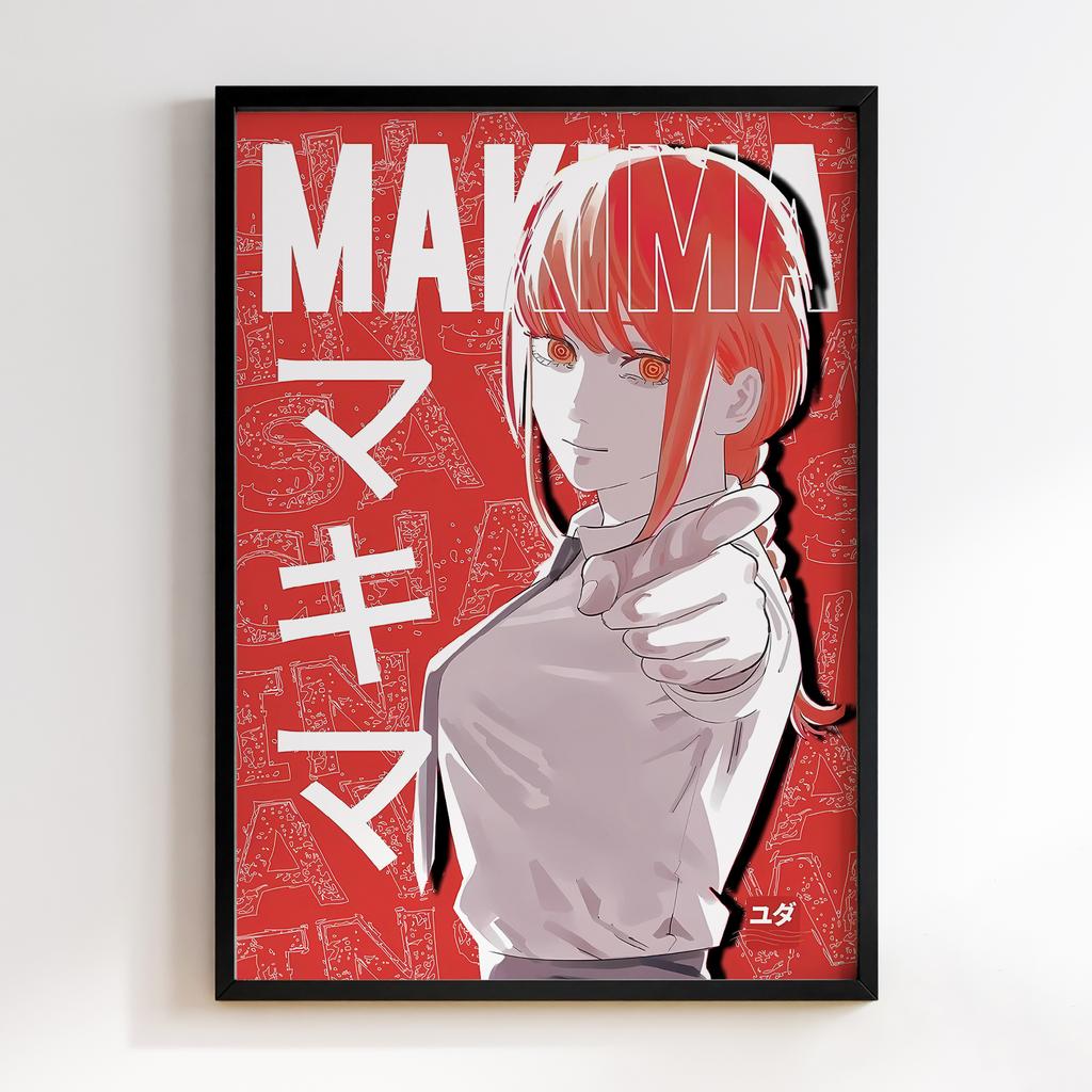 Постер Макіма Людина-Бензопила (Makima Chainsaw Man) MCM-11