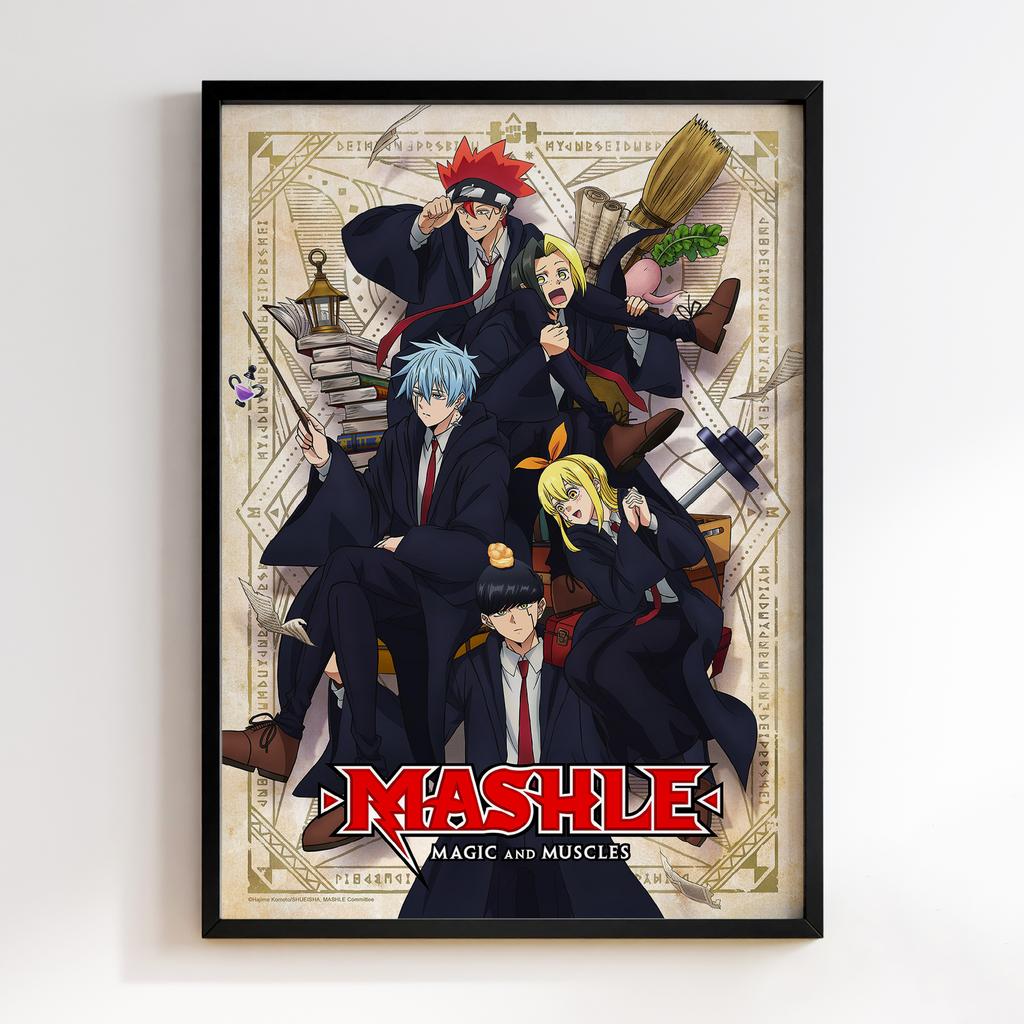 Постер Машл: Магія та М'язи (Mashle: Magic and Muscles) MM01