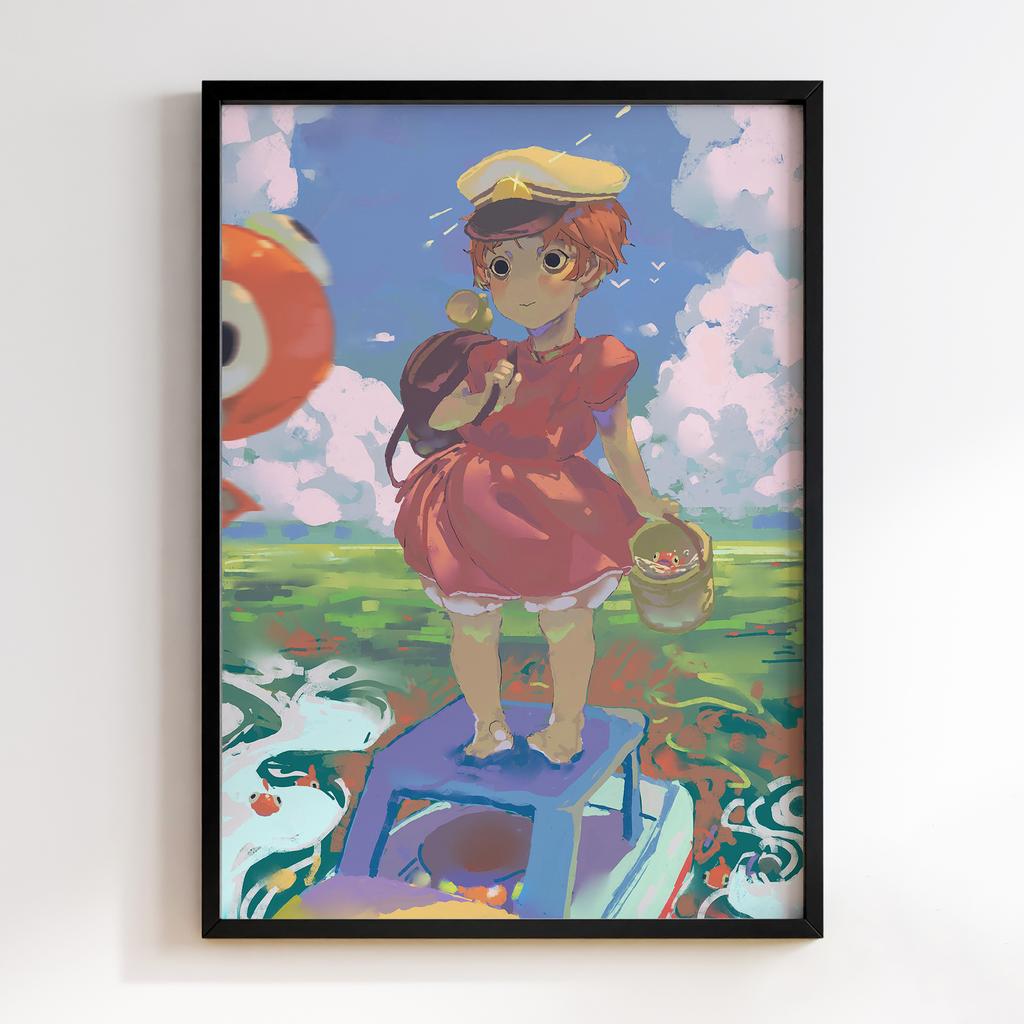 Постер Поньо на кручі (Ponyo) PYN11