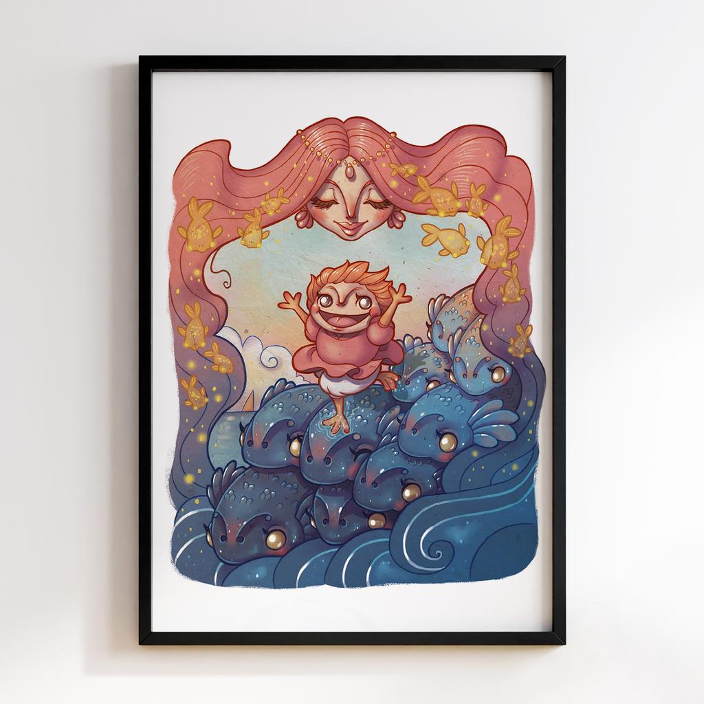 Постер Поньо на кручі (Ponyo) PYN12