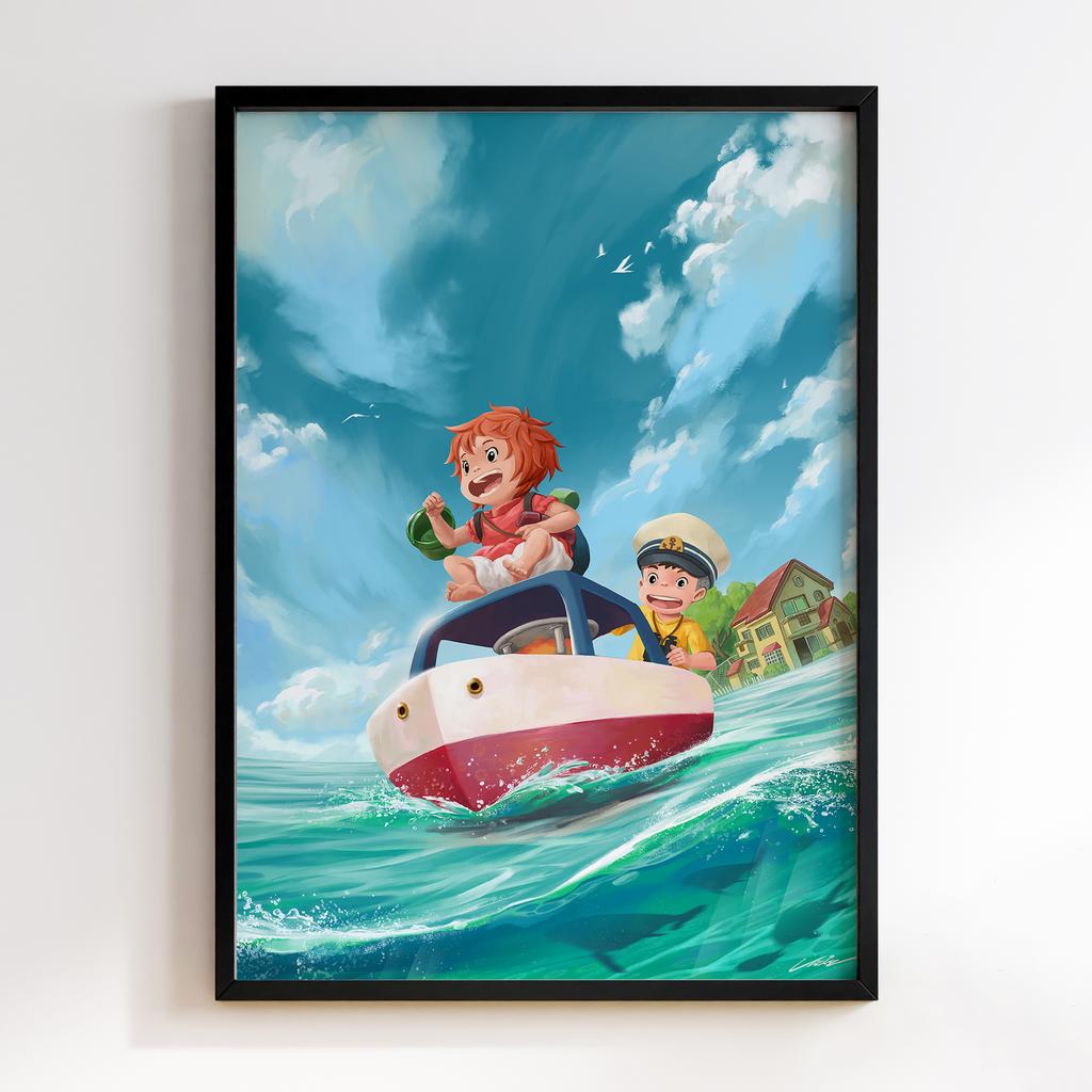 Постер Поньо на кручі (Ponyo) PYN15