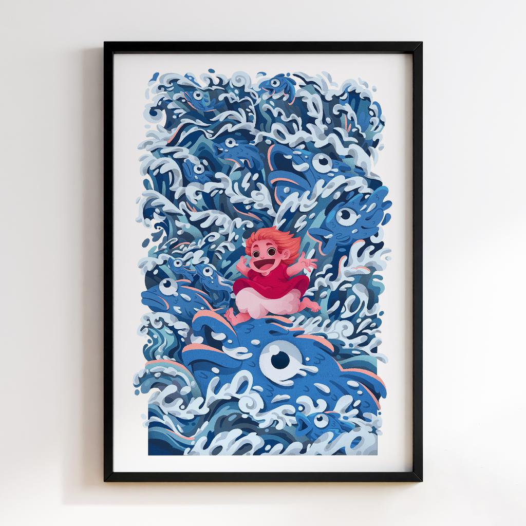 Постер Поньо на кручі (Ponyo) PYN18