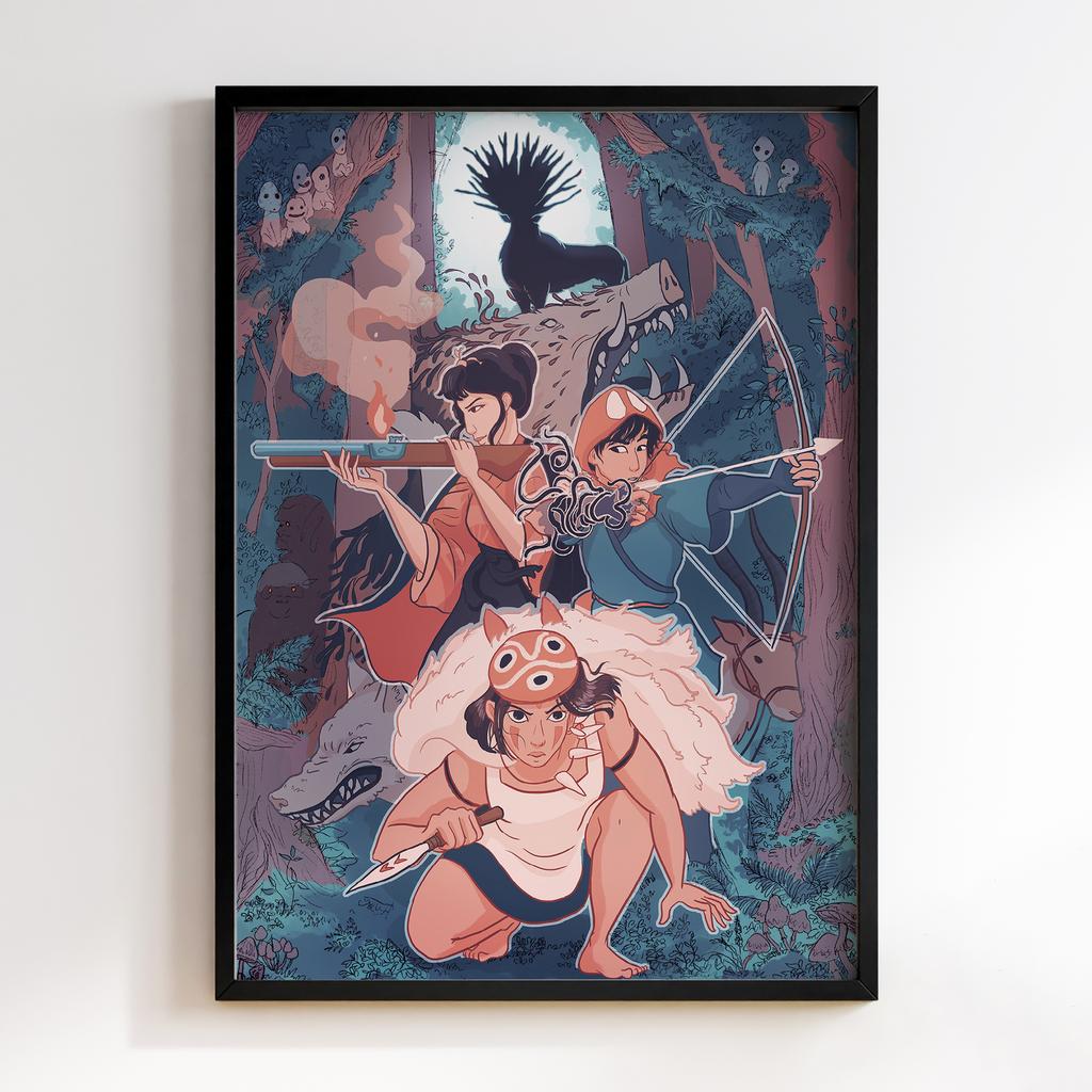 Постер Принцеса Мононоке (Princess Mononoke) PSM02