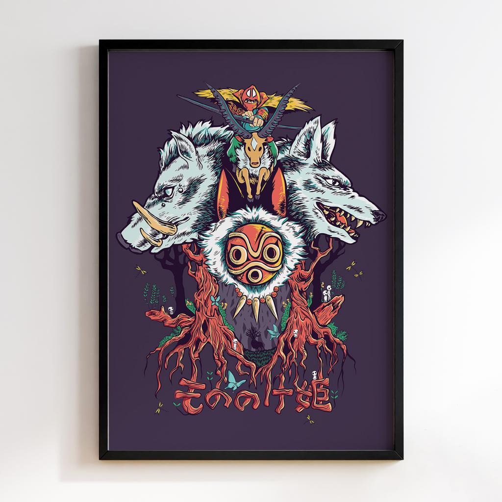 Постер Принцеса Мононоке (Princess Mononoke) PSM04