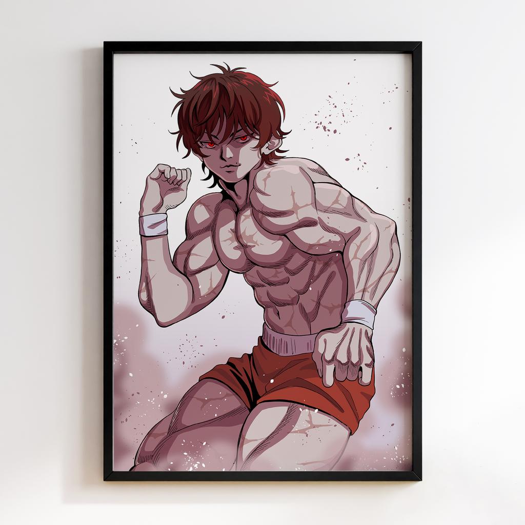 Постер Бакі Ханма (Hanma Baki) HBV03