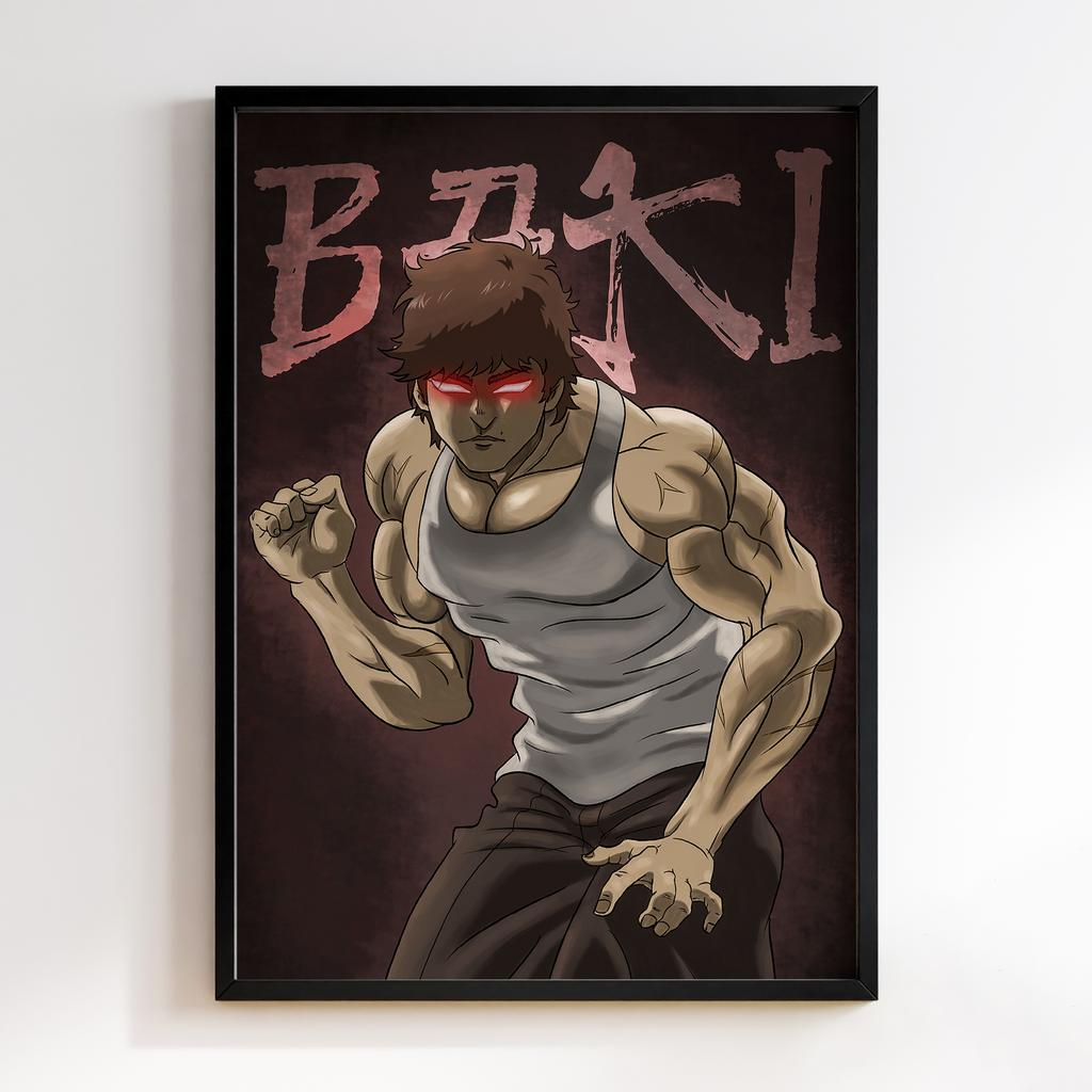 Постер Бакі Ханма (Hanma Baki) HBV07