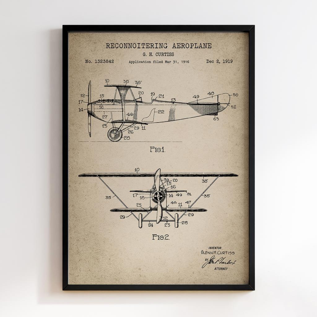Постер Airplane Patent APT02