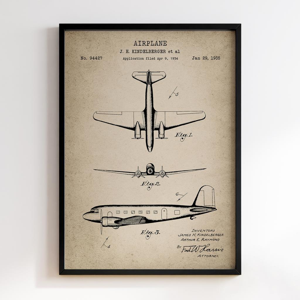 Постер Airplane Patent APT05