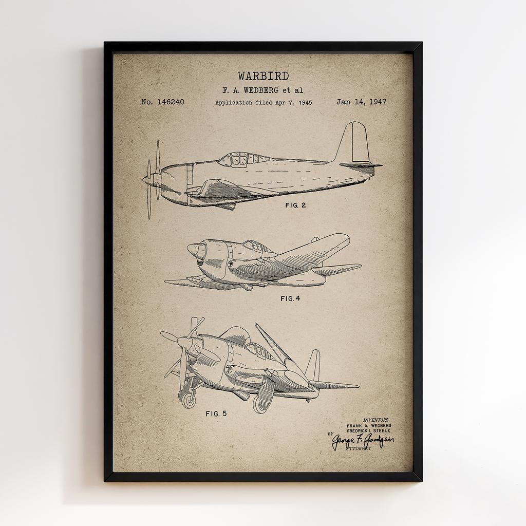 Постер Airplane Patent APT06