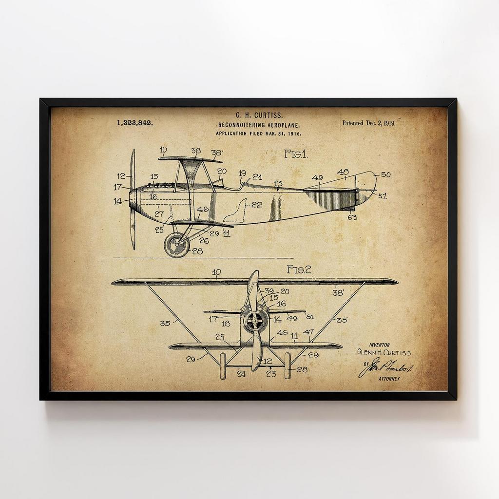 Постер Airplane Patent APT09