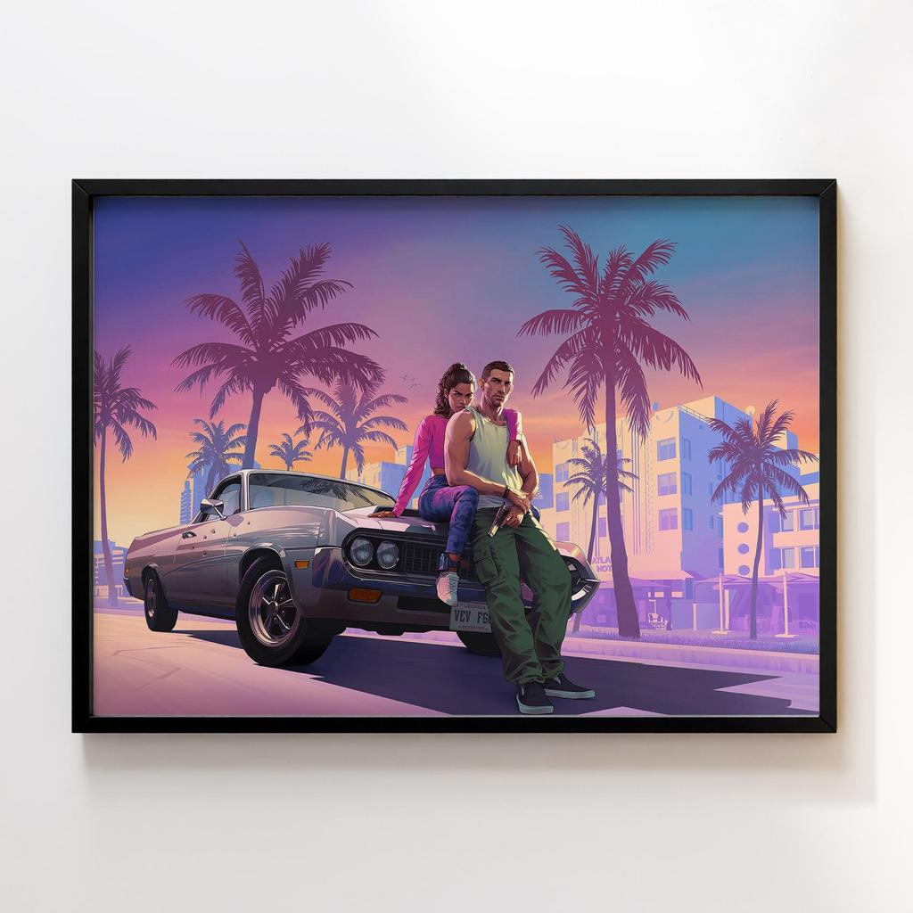 Постер GTA VI (Grand Theft Auto 6) V1016