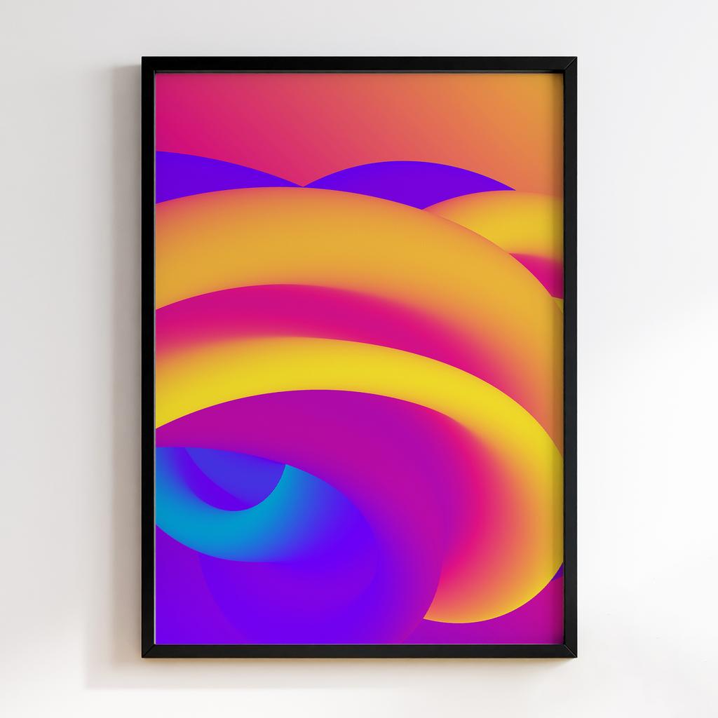 Постер Абстракція та Градієнт (Gradient Art) ANG32