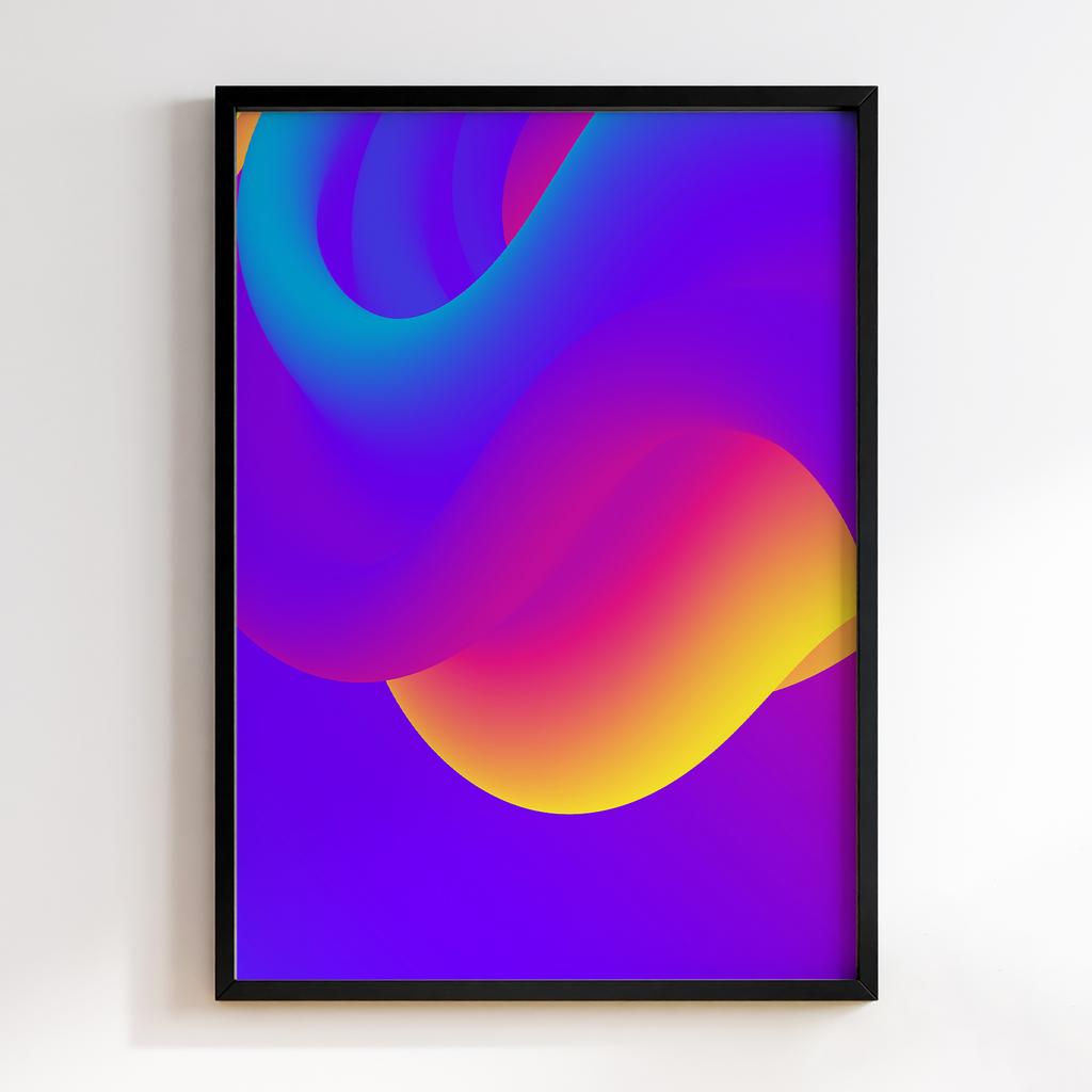 Постер Абстракція та Градієнт (Gradient Art) ANG33