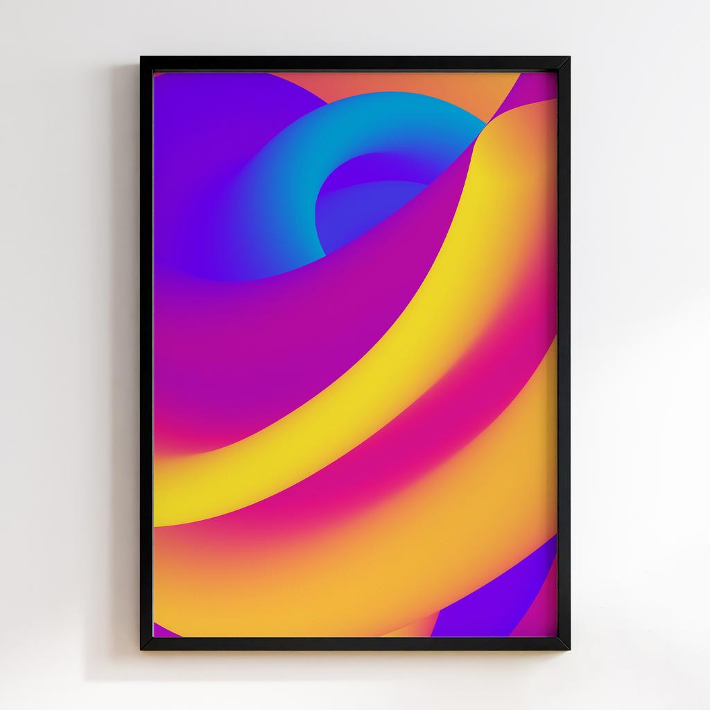 Постер Абстракція та Градієнт (Gradient Art) ANG34