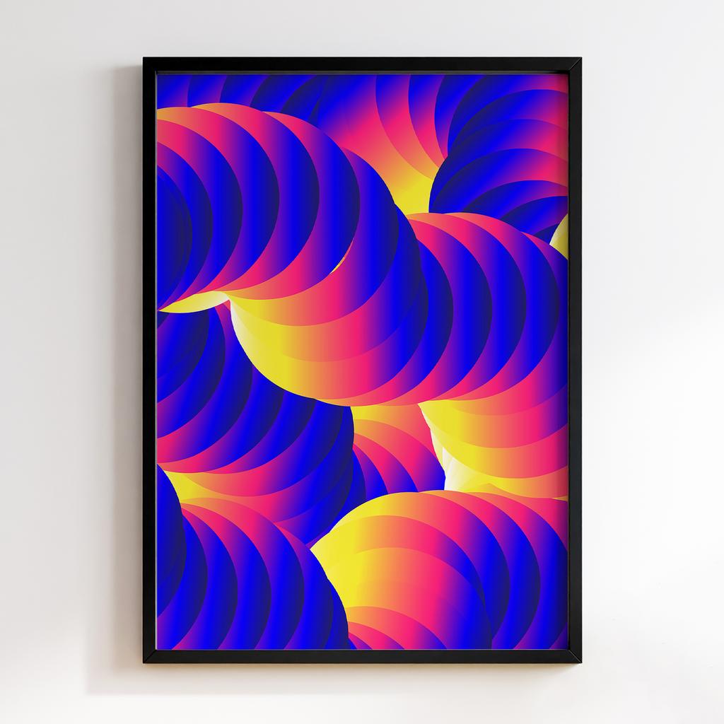 Постер Абстракція та Градієнт (Gradient Art) ANG40