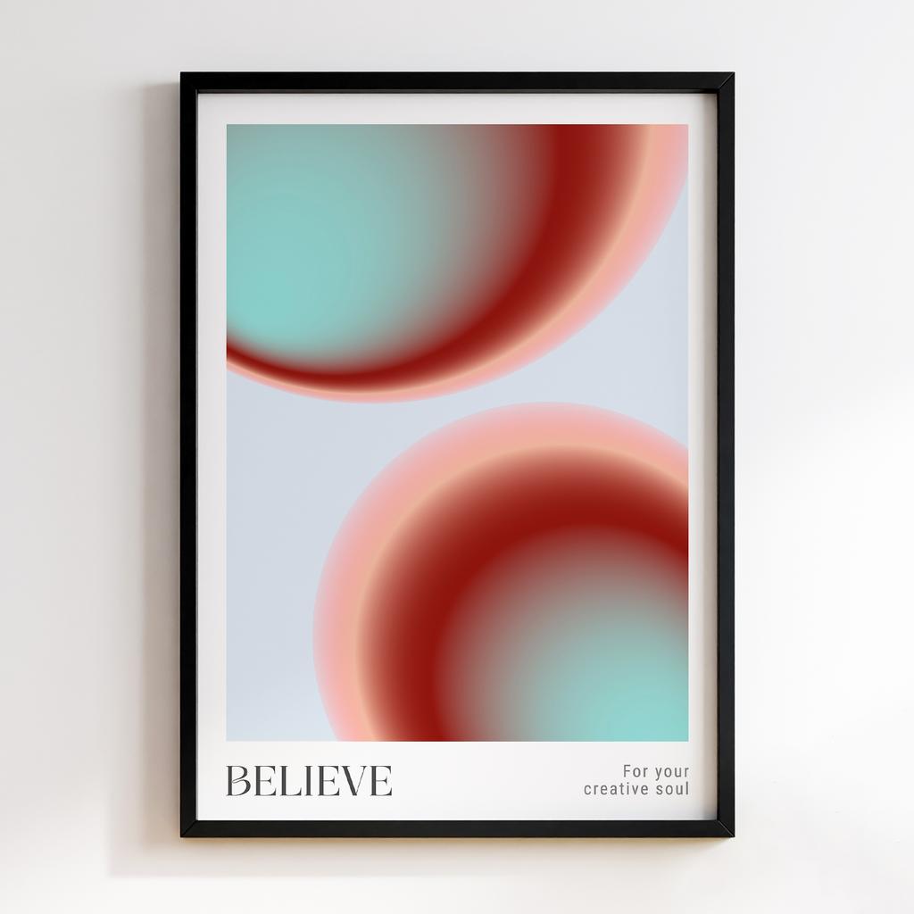 Постер Абстракція та Градієнт (Gradient Art) ANG94