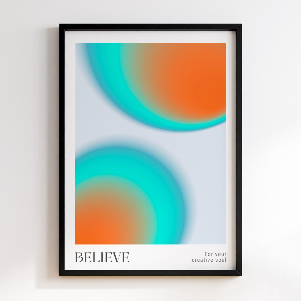 Постер Абстракція та Градієнт (Gradient Art) ANG117