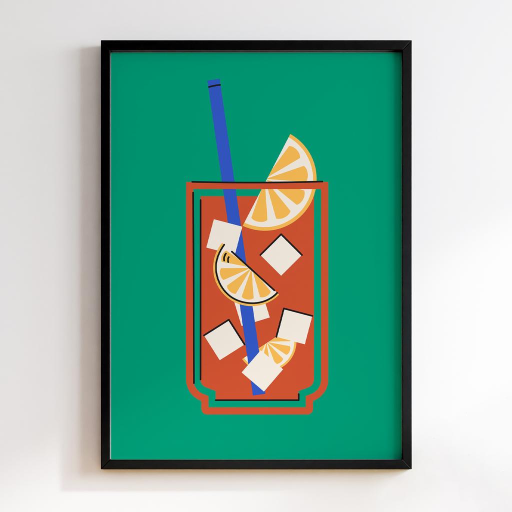 Постер Напої та Алкоголь DFT05