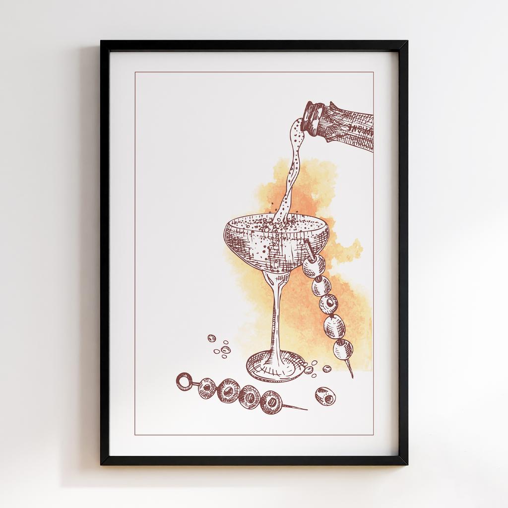 Постер Напої та Алкоголь DFT31