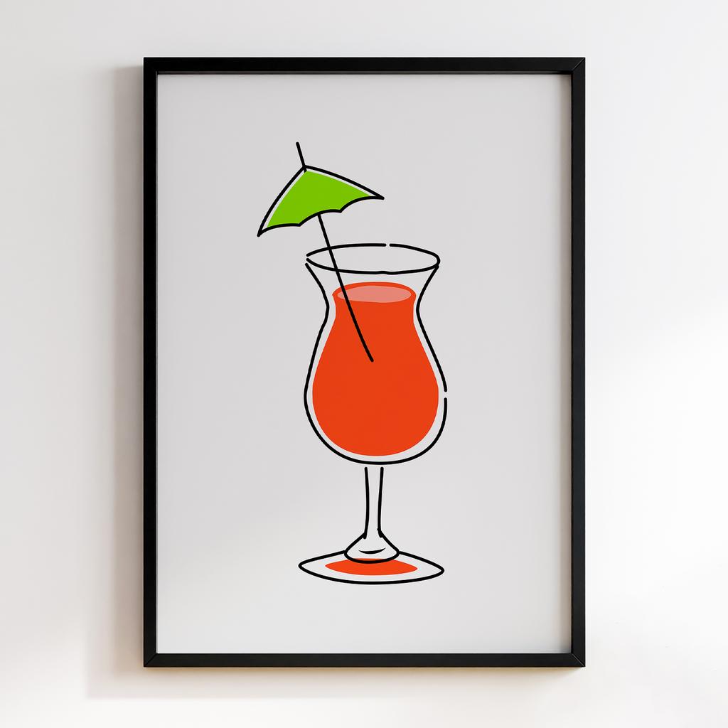 Постер Напої та Алкоголь DFT70