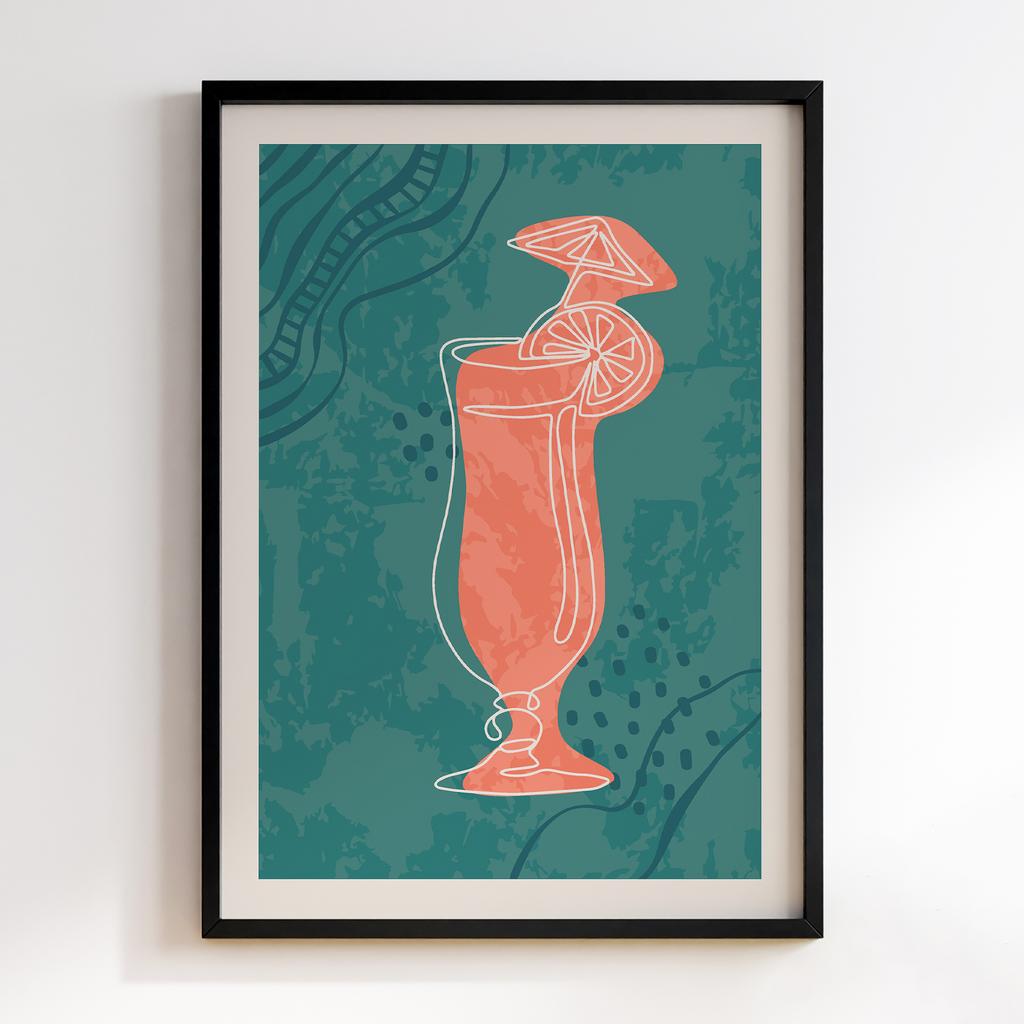 Постер Напої та Алкоголь DFT75