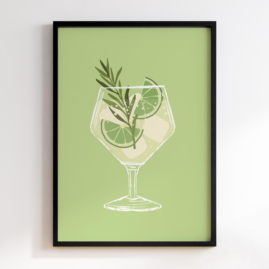 Постер Напої та Алкоголь DFT89