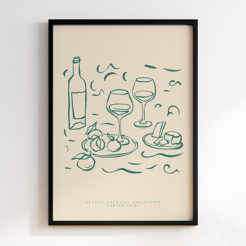 Постер Напої та Алкоголь DFT120