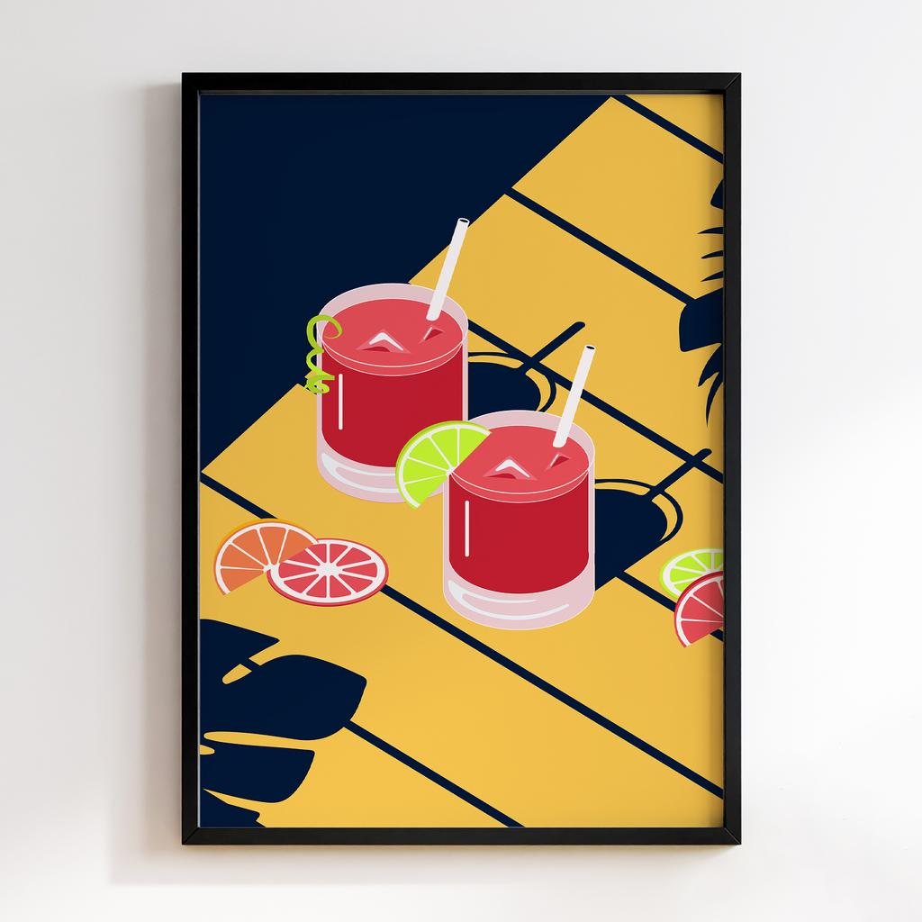 Постер Напої та Алкоголь DFT316