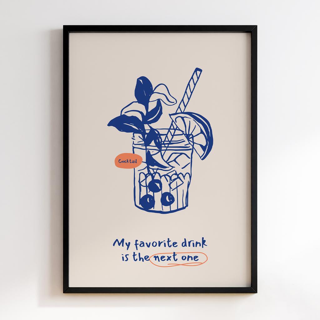 Постер Напої та Алкоголь DFT334