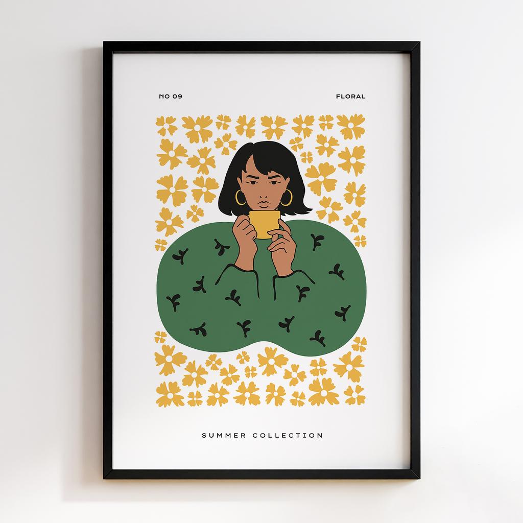 Постер Modern Flowers Art MF0003