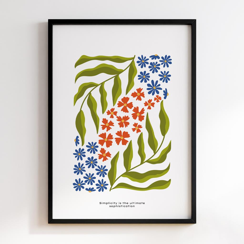 Постер Modern Flowers Art MF0016