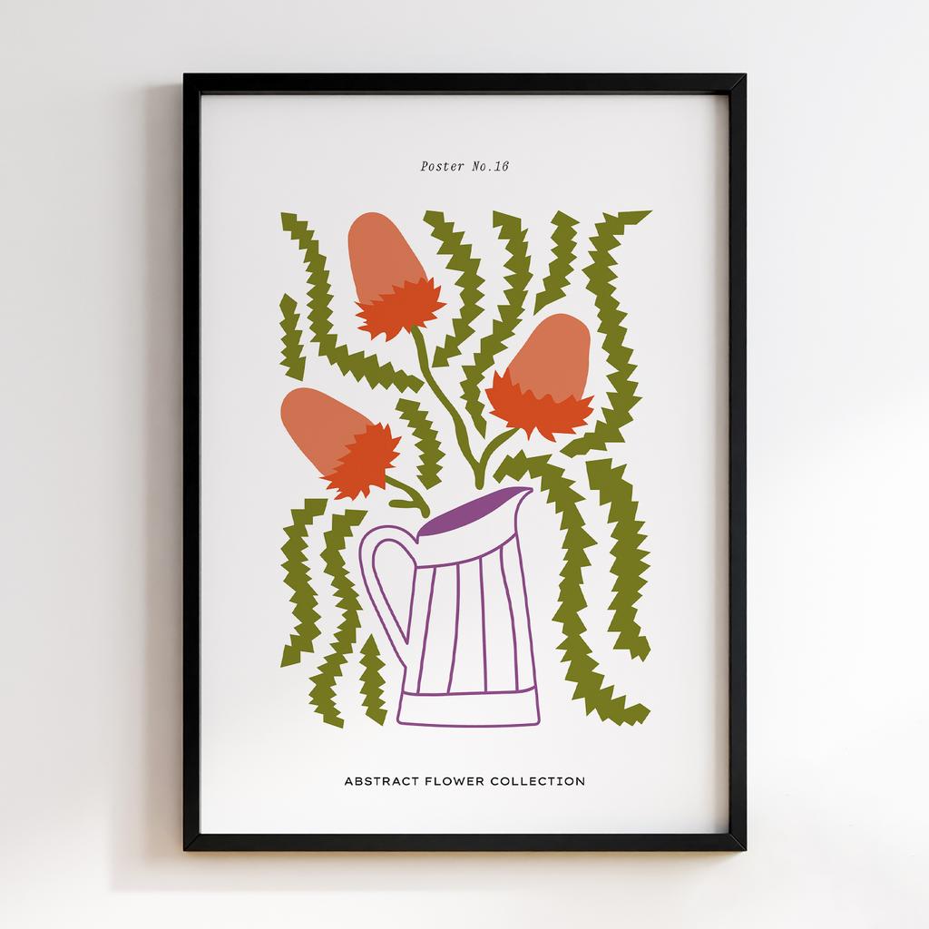 Постер Modern Flowers Art MF0018