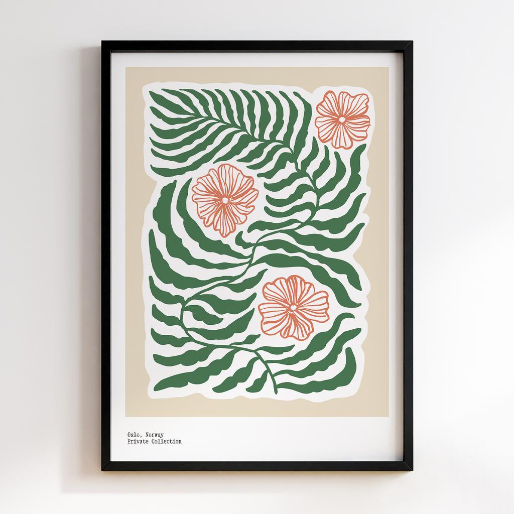 Постер Modern Flowers Art MF0034