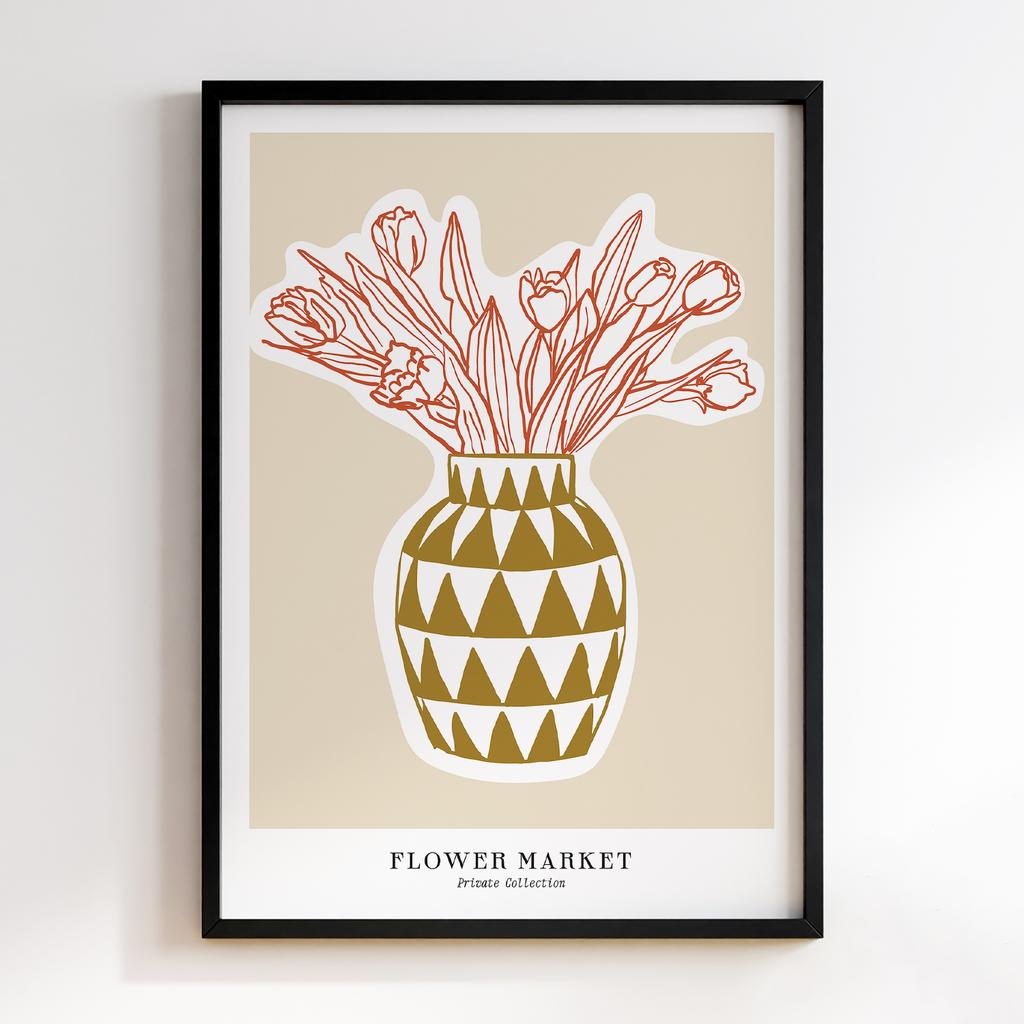 Постер Modern Flowers Art MF0042