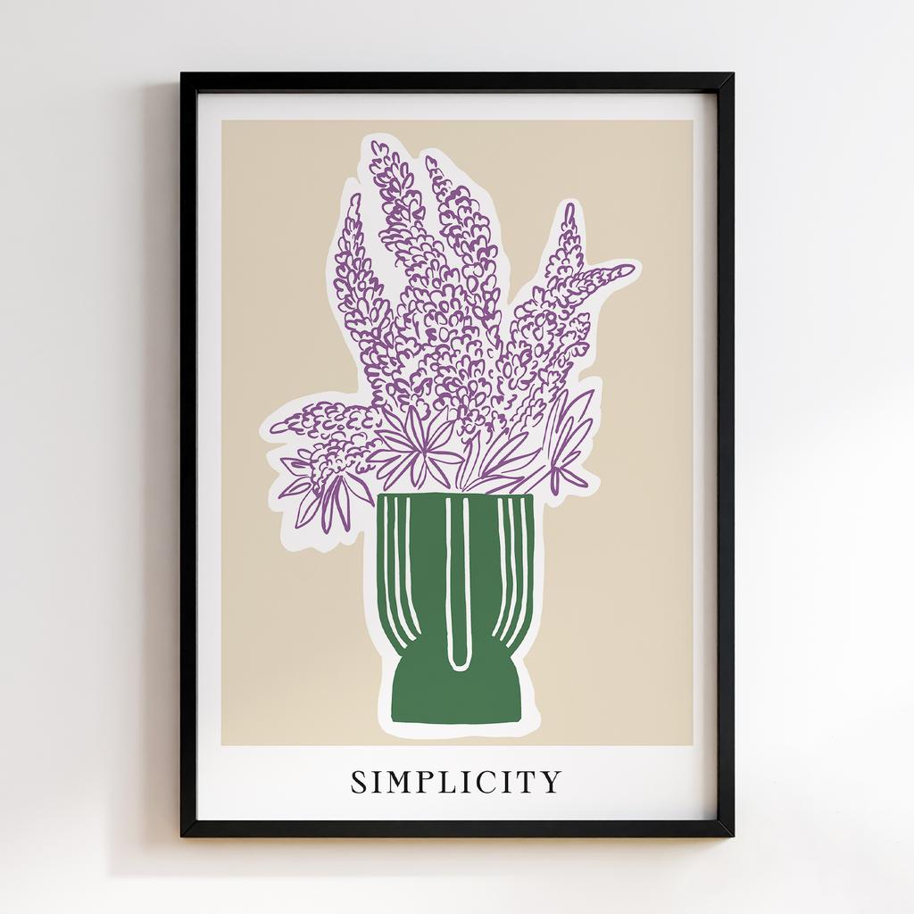 Постер Modern Flowers Art MF0043