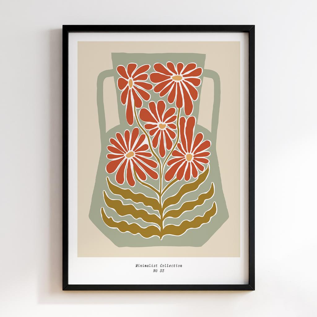 Постер Modern Flowers Art MF0050